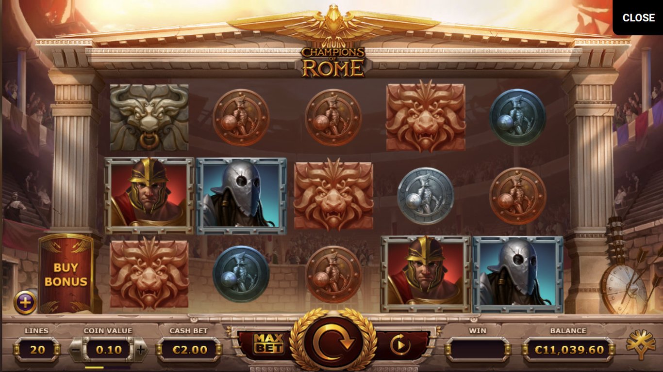 Игровой автомат Champions of Rome